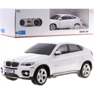 Rastar RC auto BMW X6 RTR biela 1:24