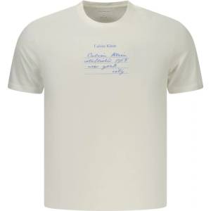 Calvin Klein Мъжка тениска с къс ръкав calvin klein, Размер s, Цвят Бял (lv047g800g_biyaf)