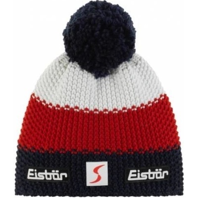Eisbär Star Pompon Mu Sp Kids blue/red/white čiapka