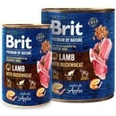 Konzervy pre psov Brit Premium by Nature Lamb with Buckwheat 800 g