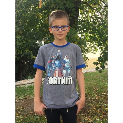 Fortnite triko IceKing šedá