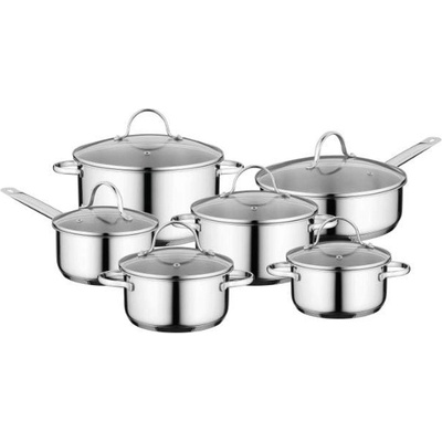 BergHOFF sada hrnců se skleněnými pokličkami Comfort 12 ks 1100240