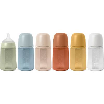 Suavinex kojenecká láhev Colour Essence cihlová 240ml