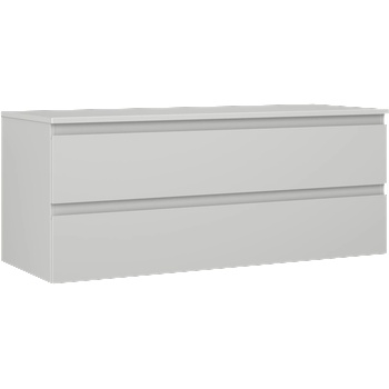 Mexen Orio баня шкаф под умивалник 120 см с плот, 2 чекмеджета, сив мат - 91A10-12047-2-BFFC62 (91A10-12047-2-BFFC62)