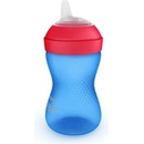 Detské fľaše a učiace hrnčeky Philips Avent netekoucí hrníček s měkkým pítkem 300 ml modrý