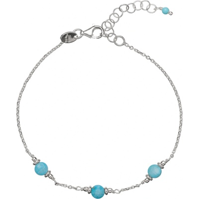 Alisia Dámský stříbrný náramek s tyrkysem AL3871-Argento