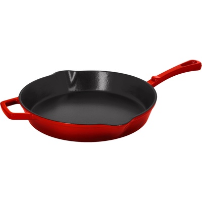 SILVERCREST Litinová pánev Premium, Ø 30 cm (červená)