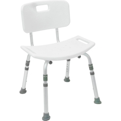 Drive Medical Sprchová židle Duro KD - s opěradlem / bílá