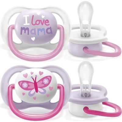 Avent Ultra Air Animals I Love Papa lila růžová – Zboží Mobilmania