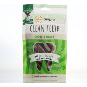 anipro - Дентални мини кокалчета, говеждо, 14 бр, 84 гр