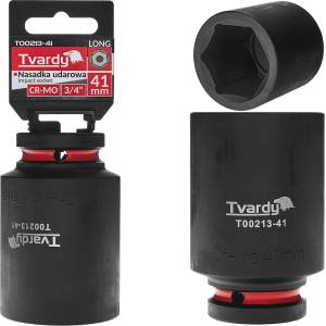 Tvardy Ударна вложка удължена 3/4" 6-стенна 41mm CR-MO 82195 (T00213-41)