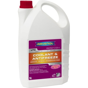 RAVENOL Антифриз RAVENOL LTC Lobrid Techn. Coolant Concentrate C12++ 5л (229068)