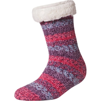 Esmara dámské hebké ponožky červená / lila fialová