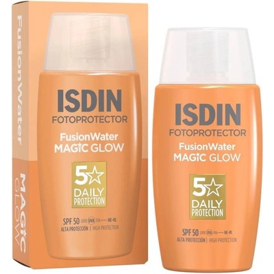 ISDIN Fotoprotector Слънцезащитен флуид за лице Fusion Water Magic Glow, SPF50, 50 ml