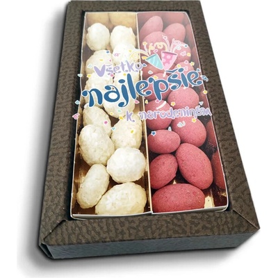 Sablio Mandle v čokoláde Všetko najlepšie k sviatku 2x 80 g