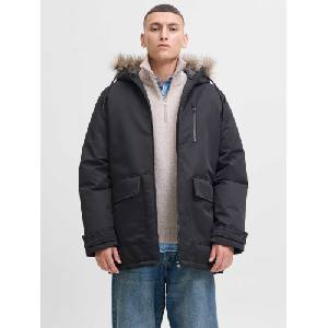 Jack and jones Яке jjcharlie detachable faux fur parka