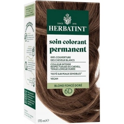Herbatint trwała ziołowa barva na vlasy tmavá zlatá blond (6D) 170 ml