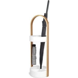 Umbra HK Limited Umbra Поставка за чадъри hub - цвят бяло / натурално дърво (umbra-320240-668)