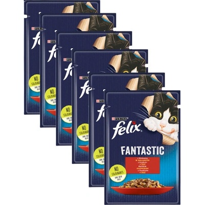 FELIX Hovězí v želé sáček 26x85 g
