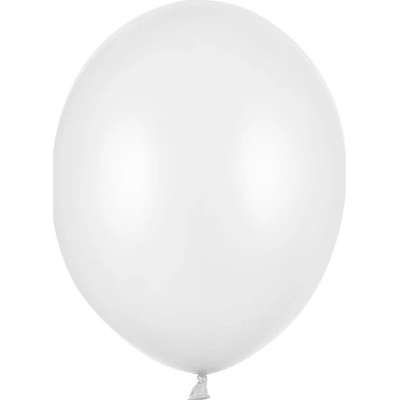 Balónek metalický BÍLÝ 23 cm