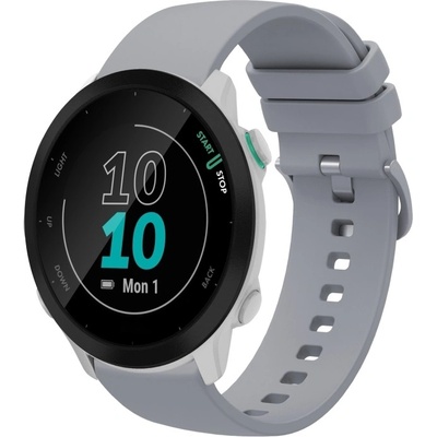 VSECHNONAMOBIL 113472 SILICONE Vyměnitelný řemínek pro Garmin Forerunner 55mm šedý od 348 Kč