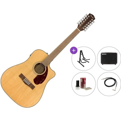Fender CD-140SCE WN 12 Premium SET Natural 12-струнна електро-акустична китара
