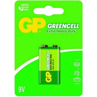 GP Batteries greencell батерия 6f22, цинково-въглеродна, 1бр. /опаковка 1604glf-u1 (1604glf-u1)