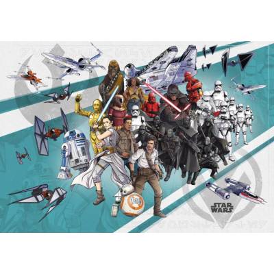 Komar Vliesová fototapeta Star Wars Cartoon Collage Wide rozměry 400 x 280 cm