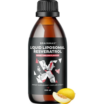 BrainMax Liquid Liposomal Resveratrol honey melon 200 mg 250 ml