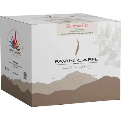 Pavin Caffè ESPRESSO BAR Nespresso kompatibilní kapsle 100 ks