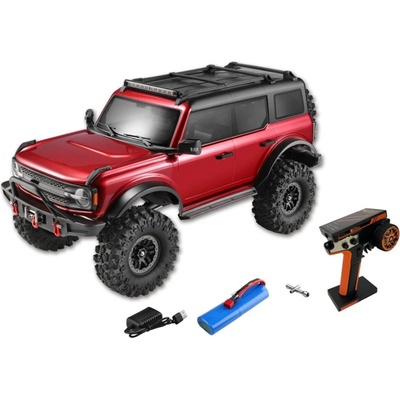 DF models RC Crawler DF-4S Varant RTR červená metalíza 1:10