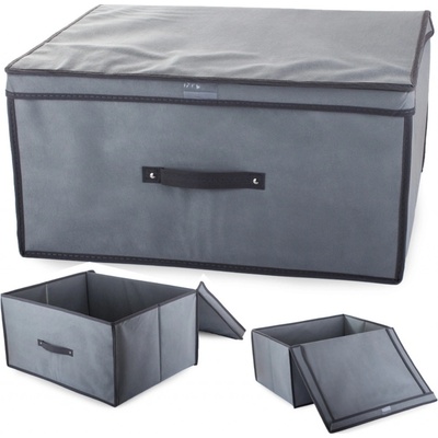 Verk 01322 Skládací úložný box 60 x 45 x 30 cm šedý