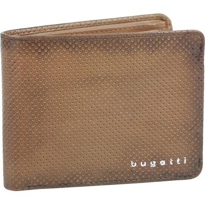 Bugatti Pánska peňaženka Perfo flap S hnedá