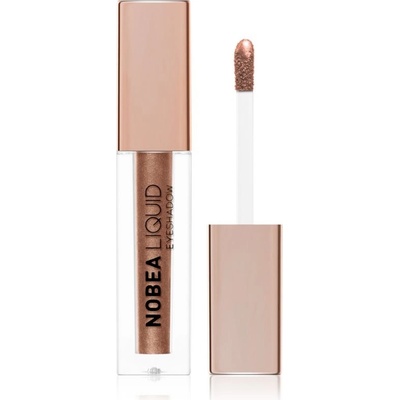 Nobea Metal Liquid Eyeshadow tekuté očné tiene Coffee E04 4 ml