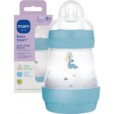 Mam antikoliková láhev Dinosaurus modrá 160ml