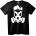 NOONEBRAND Тениска Черепна Маска - M, Black