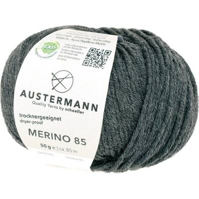 Pletací příze Austermann Merino 85 EXP Barva: 64 ANTHRAZIT MELIERT