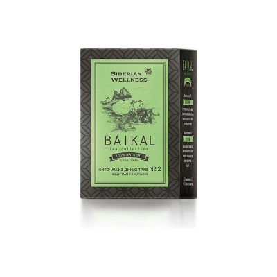 Siberian Wellness Herbal tea № 2. Ženská harmonie 30 sáčků