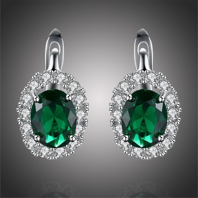 Éternelle Swarovski Elements Miranda Smaragd E-KZCE152-C-1 zelená