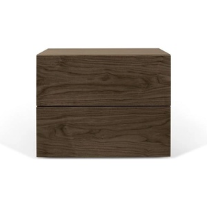 TemaHome Кафяво нощно шкафче с 2 чекмеджета Aurora - TemaHome (9500.758492)