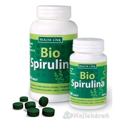 Bio Spirulina 500 mg 100 tabliet