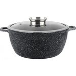 Voltz Тенджера Oliver Voltz OV54318C26, вместимост 5.5 l, 26 cm диаметър, алуминий, капак, черна (OV54318C26)
