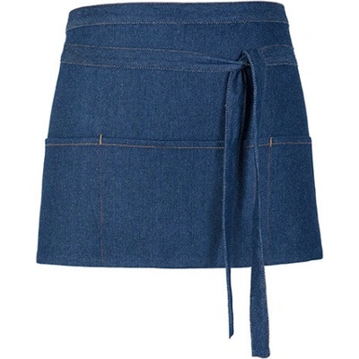 Link Kitchen Wear Džínová koktejlová zástěra X991 Denim 60x30cm