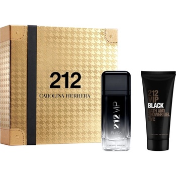 Carolina Herrera 212 VIP Black подаръчен комплект за мъже