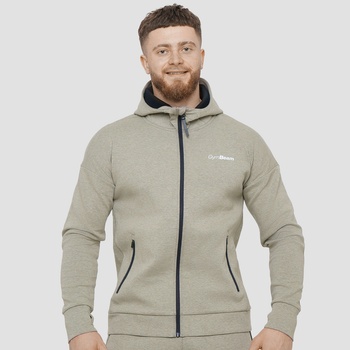 GymBeam Суичър с цип Agile Zip Up Sage L