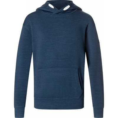 Super.natural dětská merino mikina Favourite hoodie blueberry