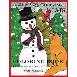 Cute & Cozy Christmas Cats Coloring Book (ISBN: 9781791548353)