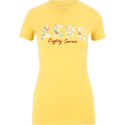 AÉropostale Тениска 'jun aero' жълто, размер m