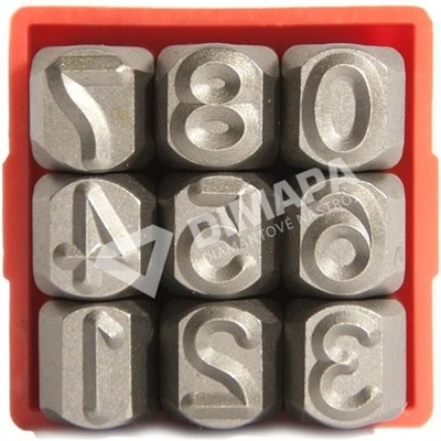 Raznice do kovu 1 - 19mm PROFI - ČÍSLA, razníky DIMAPA, razidla Varianta: 1 mm