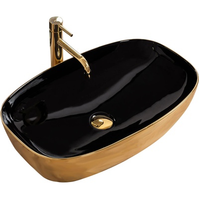 Rea Умивалник за плот Rea Rich Gold/Black (REA-U9600)
